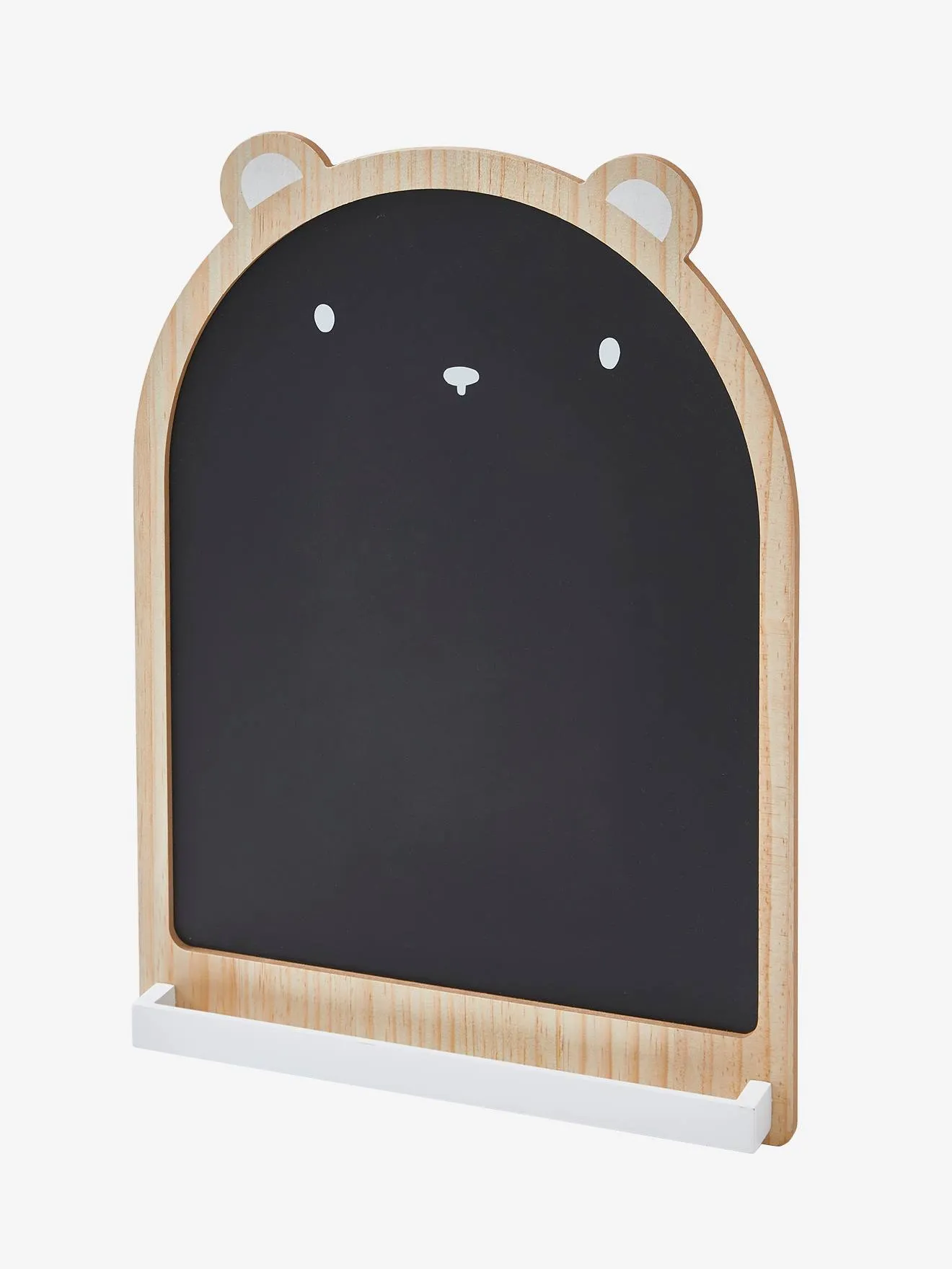 Ardoise porte-craie Ourson noir - Vertbaudet