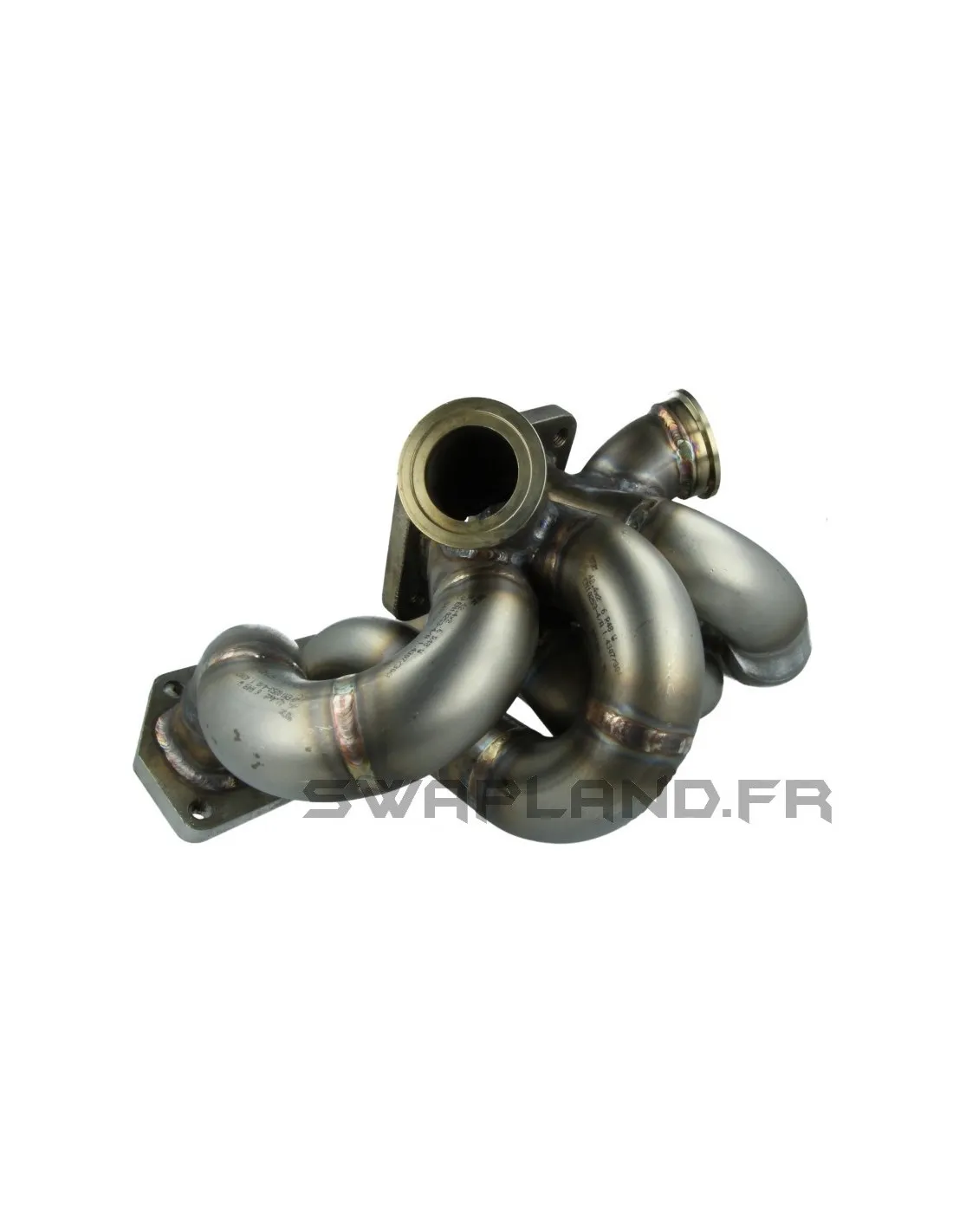 Collecteur d'échappement sport VAG R32 avec double brides wastegate 