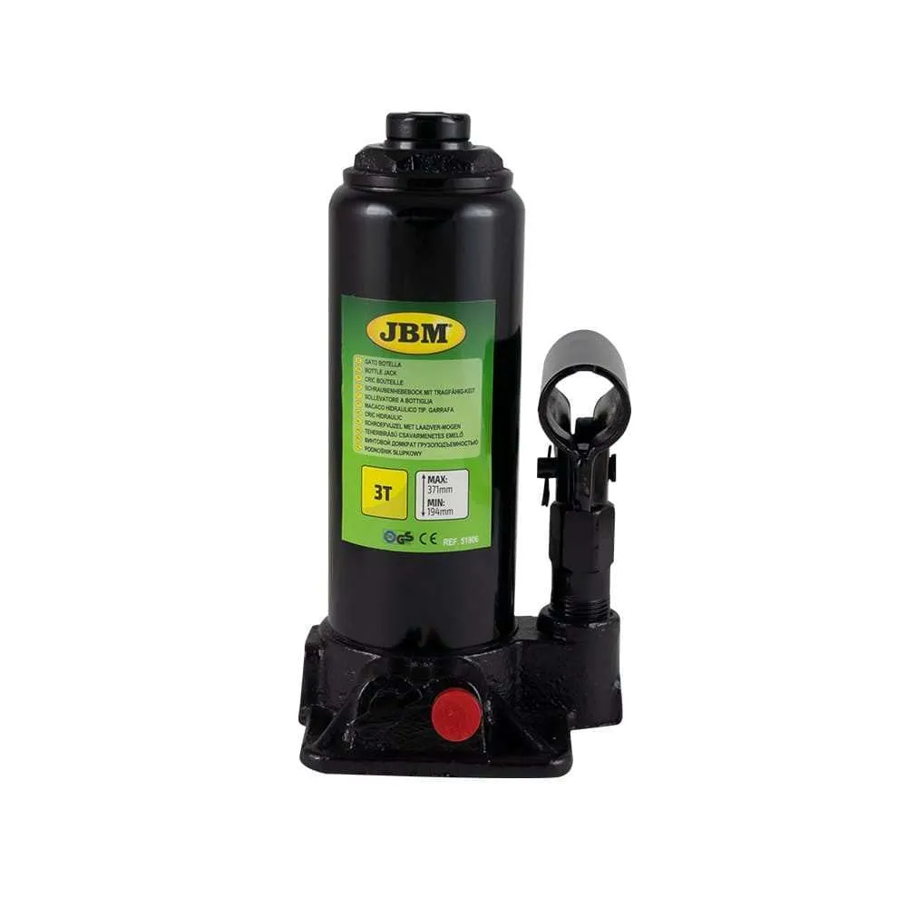 Cric Bouteille 3 Tonnes JBM dans sa Mallette Plastique REF: 51906