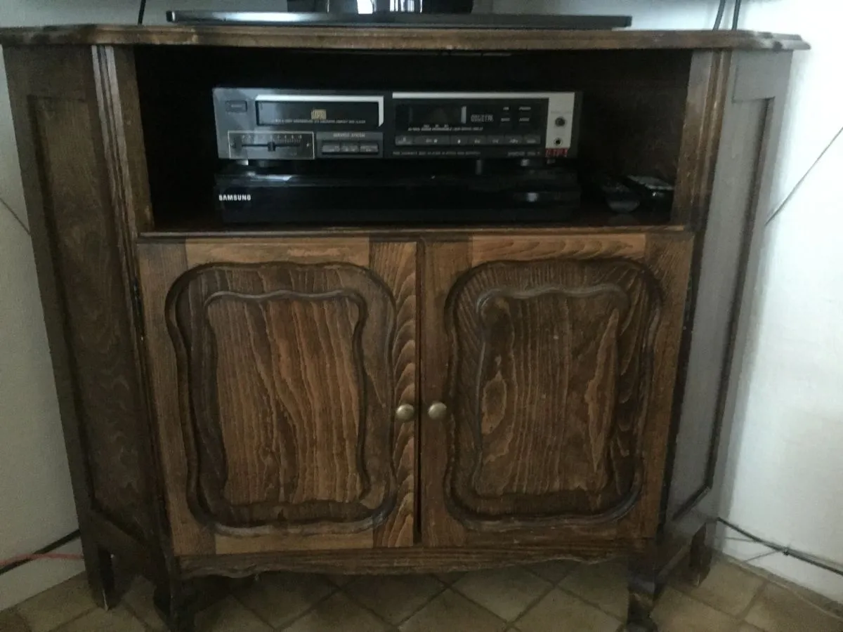 Meuble TV en chêne