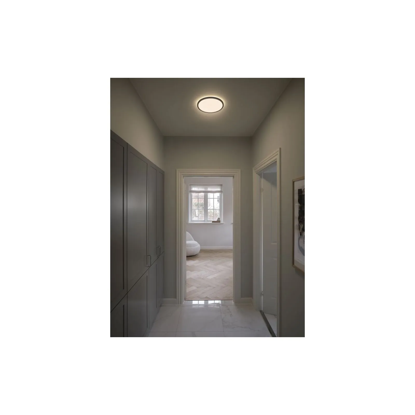 Nordlux LED Plafonnier Oja 29 Noir 15W 1700lm - 830-840 CCT