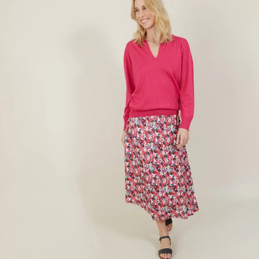 Pull col polo en lin cachemire - Bilbao