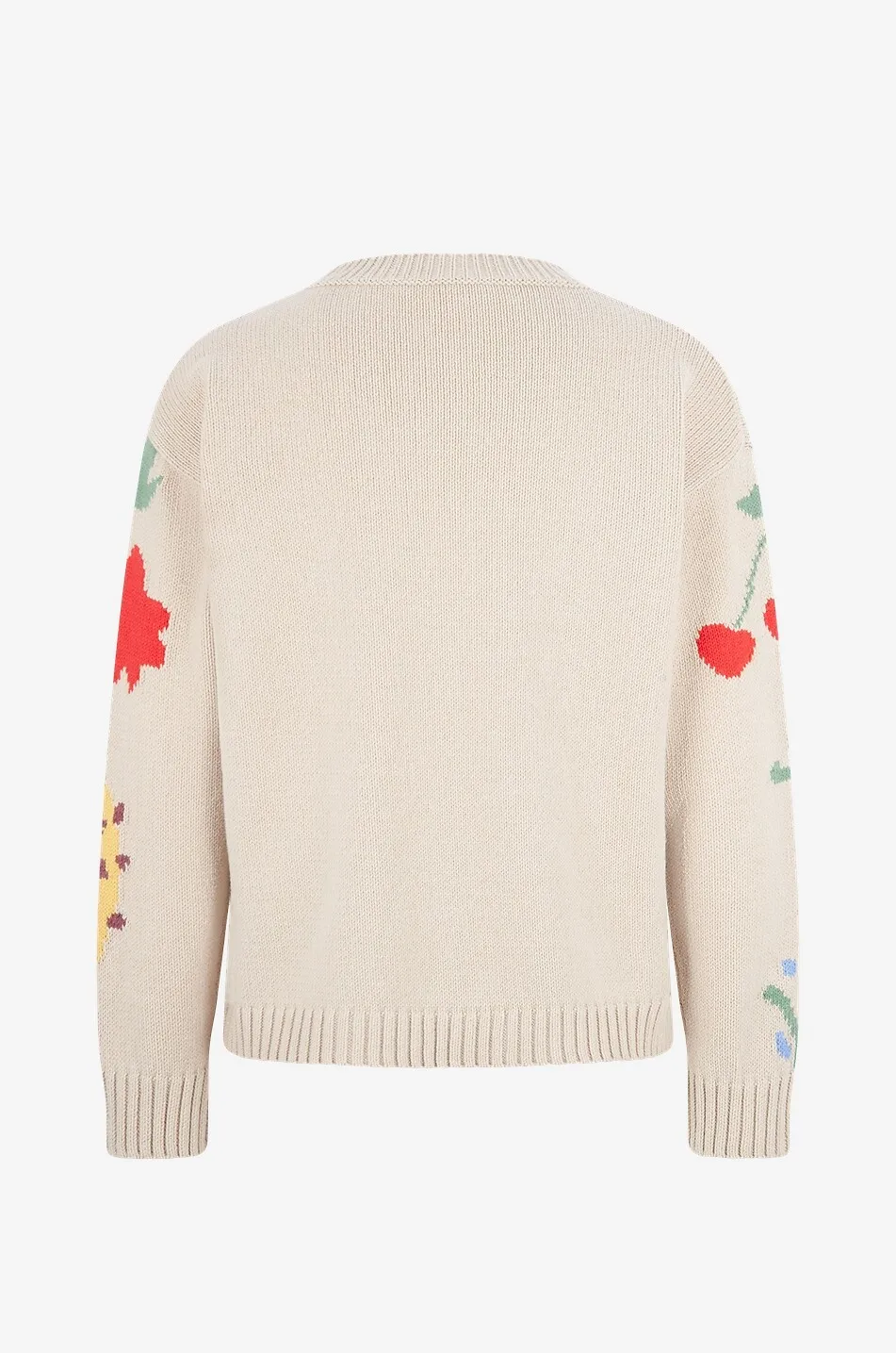 Pull jacquard en coton Zingaro