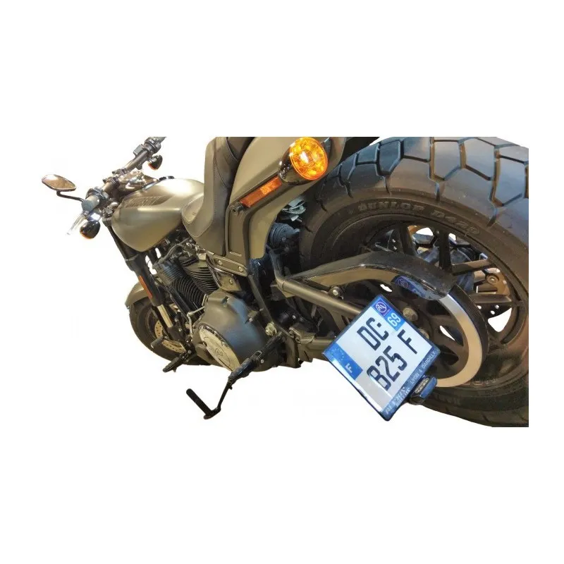 Support de plaque latéral Harley-Davidson FXFBS FAT BOB 114 - piecemotoquad.fr