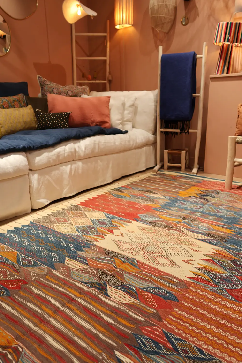 Tapis berbère Taznakht - Kilim 157*257 cm 