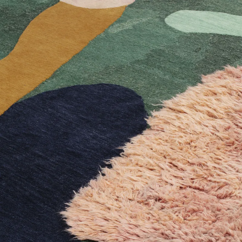 Tapis     Tapis RUDE TONGUE AND CHEEK Vert foncé           CC-TAPIS